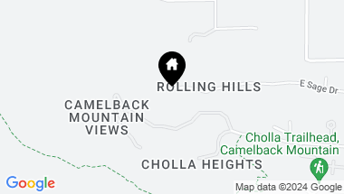 Map of 6005 E SAGE Drive, Paradise Valley AZ, 85253