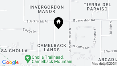 Map of 5315 N WILKINSON Road, Paradise Valley AZ, 85253