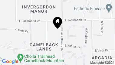Map of 5320 N CASA BLANCA Drive, Paradise Valley AZ, 85253