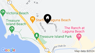 Map of 30801 Driftwood Drive, Laguna Beach CA, 92651