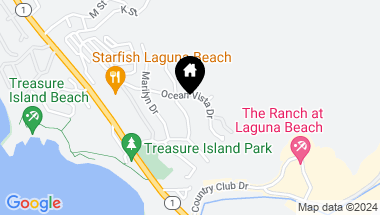 Map of 30812 Driftwood Drive, Laguna Beach CA, 92651