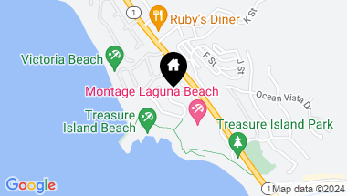 Map of 13 Shreve Drive, Laguna Beach CA, 92651