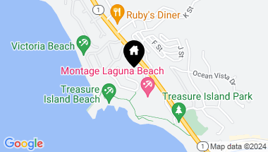 Map of 7 Shreve Drive, Laguna Beach CA, 92651