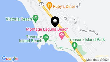 Map of 3 Shreve Drive, Laguna Beach CA, 92651