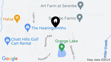 Map of 10704 Serenbe Lane, Chattahoochee Hills GA, 30268