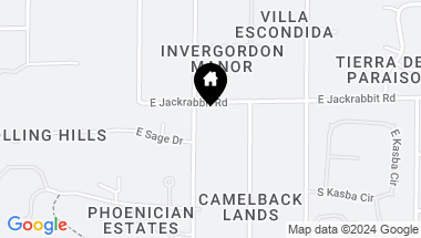 Map of 5335 N INVERGORDON Road, Paradise Valley AZ, 85253