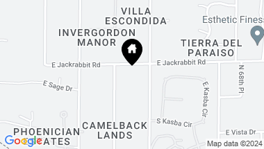 Map of 5335 N WILKINSON Road, Paradise Valley AZ, 85253