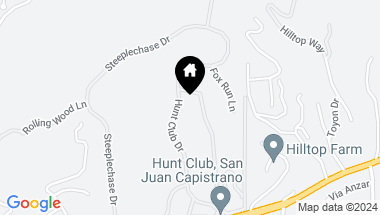 Map of 30732 Hunt Club Drive, San Juan Capistrano CA, 92675