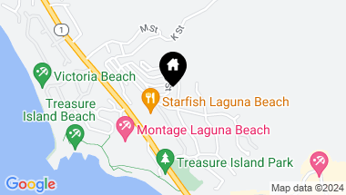 Map of 30731 Marilyn Drive, Laguna Beach CA, 92651