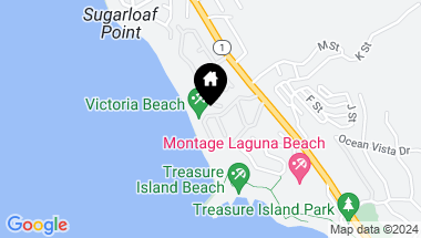 Map of 106 Blue Lagoon, Laguna Beach CA, 92651