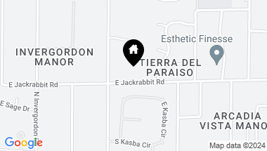 Map of 6616 E JACKRABBIT Road # 2, Paradise Valley AZ