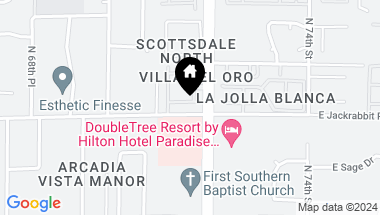 Map of 7129 E ARLINGTON Road, Paradise Valley AZ, 85253