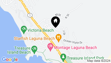 Map of 30802 Coast Hwy F7, Laguna Beach CA, 92651