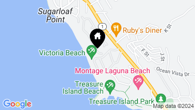 Map of 25 Lagunita Drive, Laguna Beach CA, 92651