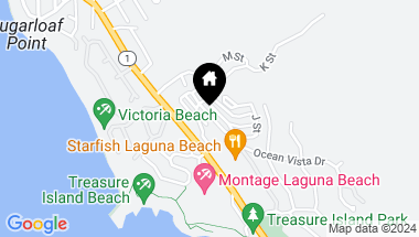 Map of 30802 Coast Highway D3, Laguna Beach CA, 92651