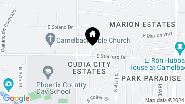 Map of 4022 E STANFORD Drive, Phoenix AZ, 85018