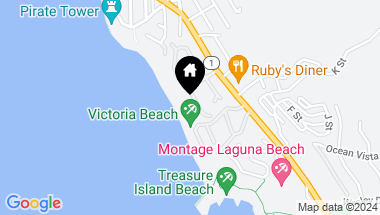 Map of 22 Lagunita Drive, Laguna Beach CA, 92651