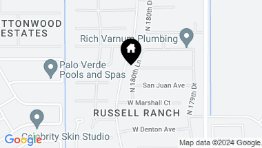 Map of 5618 N 180th Lane, Litchfield Park AZ, 85340