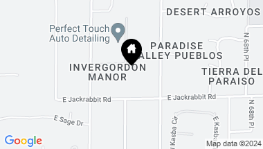 Map of 6453 E LUKE Avenue, Paradise Valley AZ, 85253