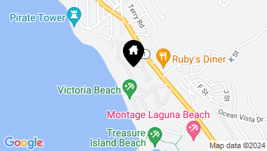 Map of 36 Lagunita Drive, Laguna Beach CA, 92651