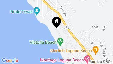 Map of 16 Lagunita Dr, Laguna Beach CA, 92651