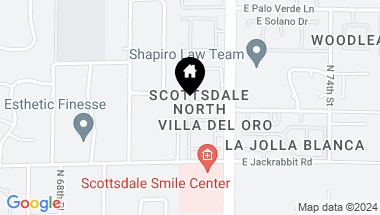 Map of 5628 N SCOTTSDALE Road, Paradise Valley AZ, 85253