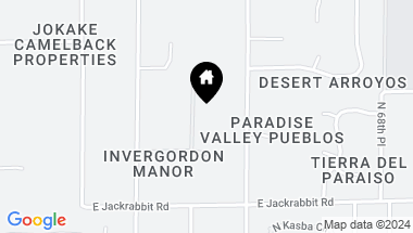 Map of 5625 N WILKINSON Road, Paradise Valley AZ, 85253