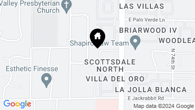 Map of 5648 N SCOTTSDALE Road, Paradise Valley AZ, 85253