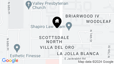 Map of 5674 N SCOTTSDALE Road, Paradise Valley AZ, 85253