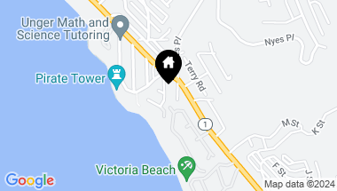Map of 159 Dumond Drive, Laguna Beach CA, 92651