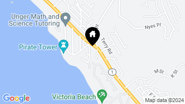 Map of 183 Dumond Drive, Laguna Beach CA, 92651