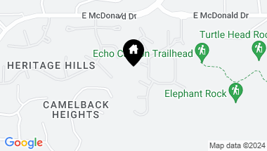 Map of 5724 N Echo Canyon Drive, Phoenix AZ, 85018