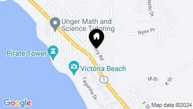 Map of 280 Hinkle Place, Laguna Beach CA, 92651