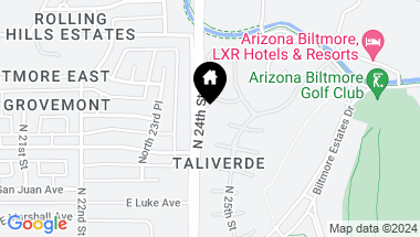 Map of 5713 N 24TH Place, Phoenix AZ, 85016