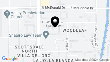 Map of 5711 N 73RD Street, Scottsdale AZ, 85250