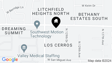 Map of 5917 N 130TH Drive, Litchfield Park AZ, 85340