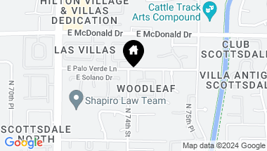 Map of 7420 E SOLANO Drive, Scottsdale AZ, 85250