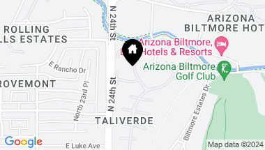 Map of 5740 N 25TH Street, Phoenix AZ, 85016