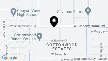 Map of 18515 W Bethany Home Road, Litchfield Park AZ, 85340