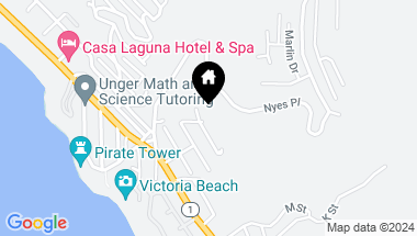 Map of 468 Ashton Drive, Laguna Beach CA, 92651
