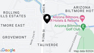 Map of 5751 N 24th Place, Phoenix AZ, 85016