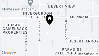 Map of 6447 E MCDONALD Drive Unit: -, Paradise Valley AZ, 85253
