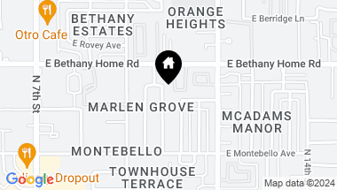 Map of 5815 N 11TH Street, Phoenix AZ, 85014