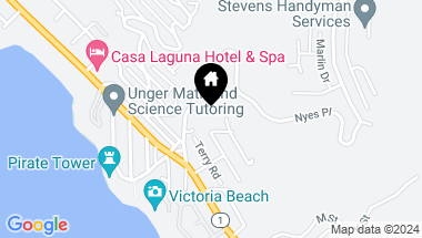 Map of 400 Ashton Drive, Laguna Beach CA, 92651