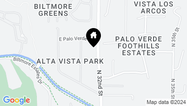 Map of 3135 E PALO VERDE Drive, Phoenix AZ, 85016