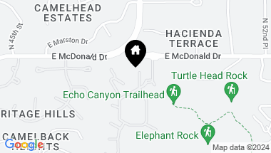 Map of 5950 N ECHO CANYON Drive, Phoenix AZ, 85018