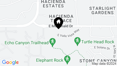 Map of 5002 E VALLE VISTA Way, Paradise Valley AZ, 85253