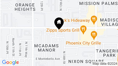 Map of 1329 E Pomelo Grove Lane, Phoenix AZ, 85014
