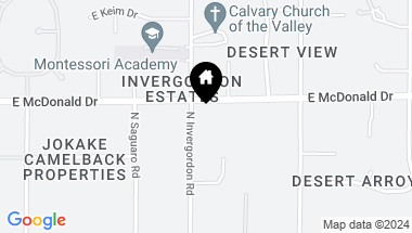 Map of 5909 N INVERGORDON Road Unit: -, Paradise Valley AZ, 85253