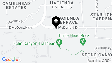 Map of 4975 E MCDONALD Drive, Paradise Valley AZ, 85253
